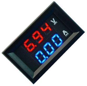 (image for) 100A LED Dual Digital Volt/ampmeter + Shunt (AMH24G)